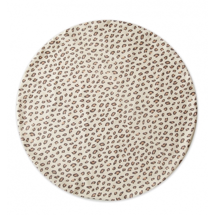 Tapis de jeu rond Léopard pour enfant