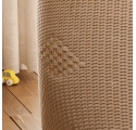 Lit bébé évolutif COQUILLAGE cèdre et cannage rotin  60 x 120 cm