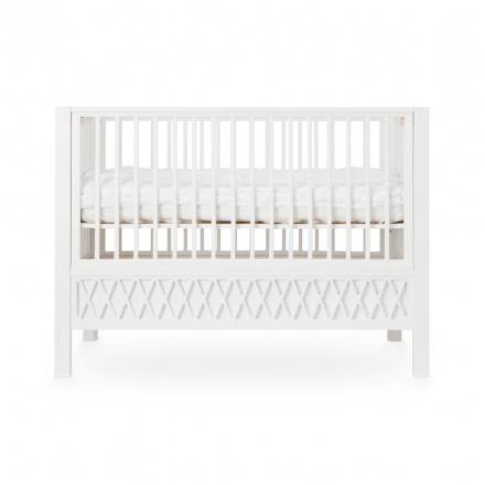 Lit bébé évolutif Harlequin Blanc - 60 x 120 cm