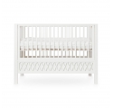 Lit bébé évolutif Harlequin Blanc - 60 x 120 cm