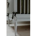 Lit bébé évolutif Gustavienne avec matelas - Blanc