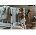 Lit bébé évolutif Gustavienne avec matelas - Blanc