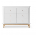 Commode 6 tiroirs WOOD - Chêne Naturel