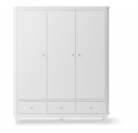 Armoire  3 portes WOOD - Blanc