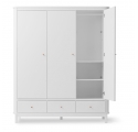 Armoire  3 portes WOOD - Blanc