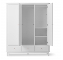 Armoire  3 portes WOOD - Blanc