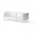 Lit junior WOOD Mini + - Blanc - 68x162 cm