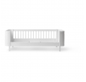 WOOD Mini + Junior Bed - White - 68x162 cm