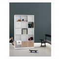 WOOD storage box White/Oak - Set of 3 pieces