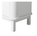 Armoire multi-rangement 3 portes WOOD - Blanc