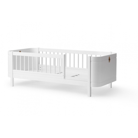 Lit junior WOOD Mini + - Blanc - 68x162 cm