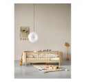 Lit junior WOOD Mini+ - Chêne - 68x162 cm