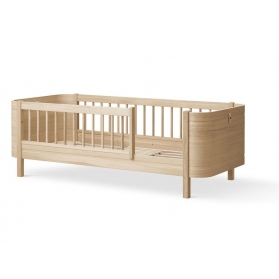 Lit junior WOOD Mini+ - Chêne - 68x162 cm