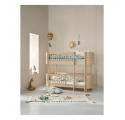 Lit superposé mi-haut WOOD Mini + - Chêne - 68x162 cm
