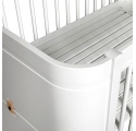 Lit bébé évolutif WOOD MINI + sans kit junior - Blanc
