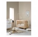 Lit bébé évolutif WOOD MINI + sans kit junior - Chêne