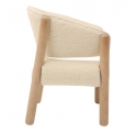 Fur SABA chair in raw beech - Ecru
