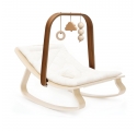 Arche d'éveil LEVO en bois de noyer pour transat Levo