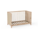NAMI wood and rattan crib 60 x 120 cm - Natural wood