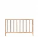 NAMI wood and rattan crib 70 x 140 cm - Natural wood