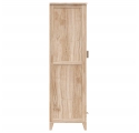 NAMI wood and rattan wardrobe - Natural wood