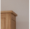 NAMI wood and rattan wardrobe - Natural wood