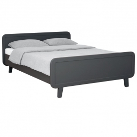Round Bed 140 x 200 cm - Carbon