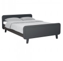Round Bed 140 x 200 cm - Carbon