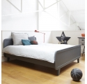 Round Bed 140 x 200 cm - Mouse Grey