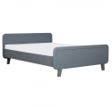 Round Bed 140 x 200 cm - Mouse Grey