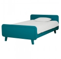 Round Bed 120 x 200 cm - Peacock blue