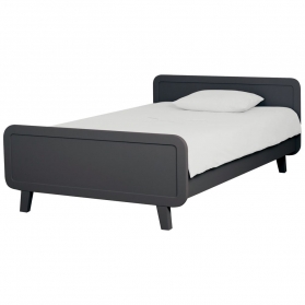 Round Bed 120 x 200 cm - Carbon