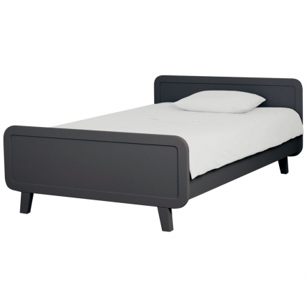 Round Bed 120 x 200 cm - Carbon