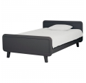 Round Bed 120 x 200 cm - Carbon