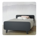 Round Bed 120 x 200 cm - Carbon
