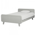 Round Bed 120 x 200 cm - Grey