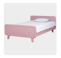 Round Bed 120 x 200 cm - Old pink