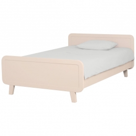 Round Bed 120 x 200 cm - Powder pink