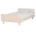 Round Bed 120 x 200 cm - Powder pink