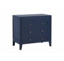 Commode Milenne indigo avec plan à langer amovible