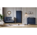 Commode Milenne indigo avec plan à langer amovible