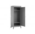 Milenne wardrobe light grey 1 door
