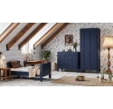 Milenne wardrobe indigo blue 1 door