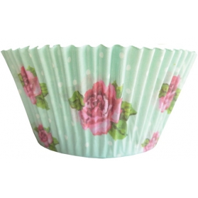 Vintage Rose ~Pack of 50 cupcake cases~