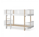 WOOD Original Medium Bunk Bed - White/Natural Oak - 90 x 200 cm