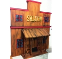 Wild West saloon in resin-coated polystyrene