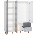 3-DOOR WARDROBE Concept - Grey