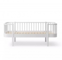 Lit banquette junior WOOD Original Blanc - 90 x 160 cm