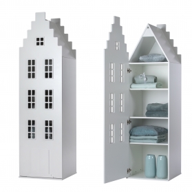 Armoire Amsterdam Escalier - Blanc