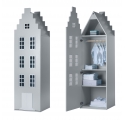 Armoire Amsterdam Cloche - Silver